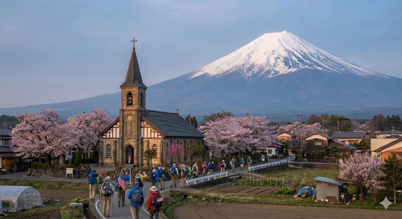 Japan in cherry blossom season
